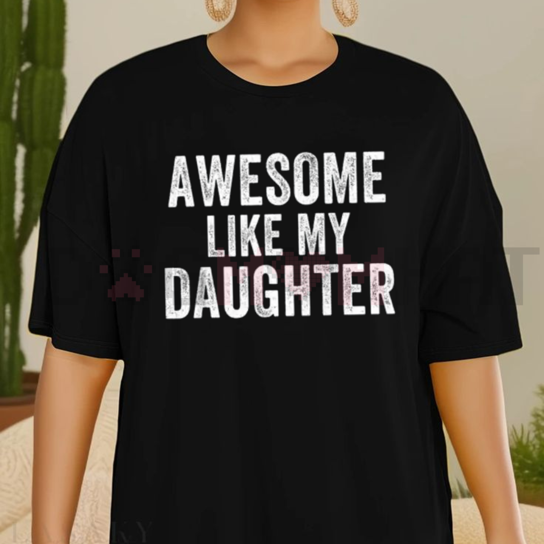 "Awesome Like My Daughter" Funny Father’s Day T-Shirt